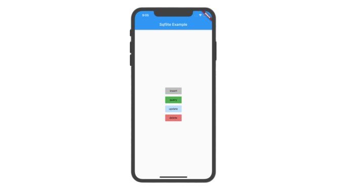 sqlite flutter example 