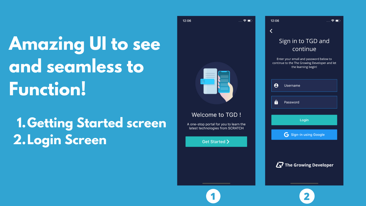 Build amazing Login UI , Login UI Example in Flutter , Google Sign in using Firebase in Flutter
